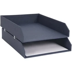 Brevkorg Håkan 2 st canvas blå