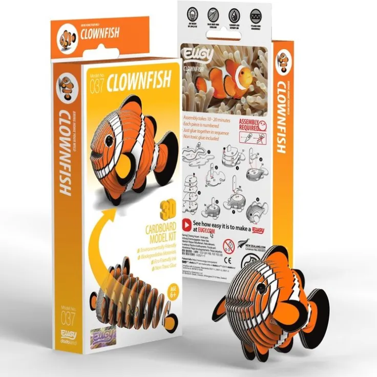 Byggsats kartong clownfisk