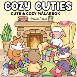 Cozy Cuties. Cute & Cozy målarbok