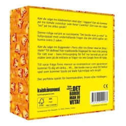 Det borde man ju veta - 3 SAKER