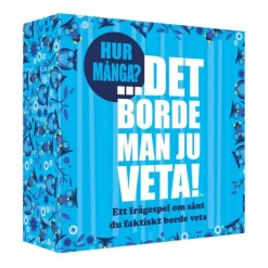 Det borde man ju veta - hur många?