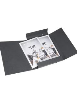 Dokumentmapp A4 Olof canvas svart