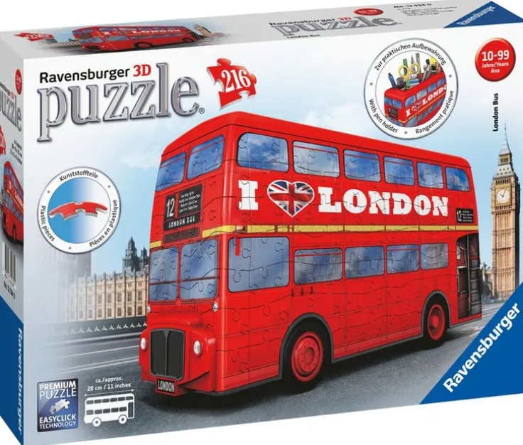 3D-pussel 216 bitar London Bus