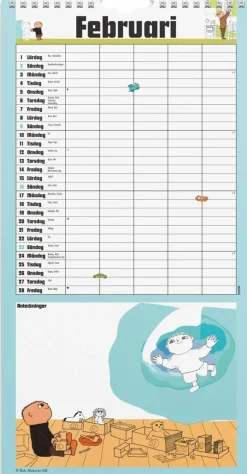 Familjekalender 2025 Alfons Åberg