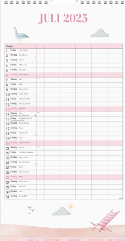 Familjekalender 2025 Annies familj