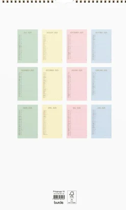 Familjekalender 2025-2026 Color