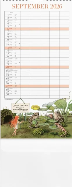 Familjekalender 2026 Elsa Beskow