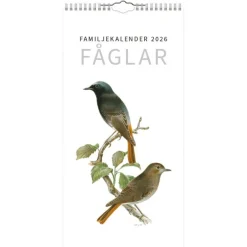 Familjekalender 2026 Fåglar