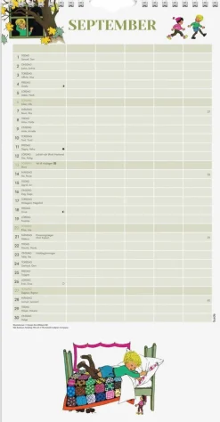 Familjekalender 2026 Ilon Wikland
