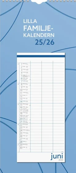 Familjekalender 2025-2026 Lilla