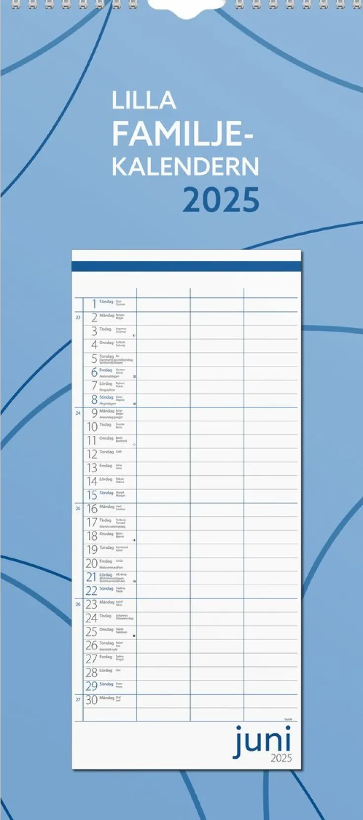 Familjekalender 2025 Lilla Familjekalendern