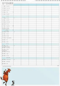 Familjekalender 2026 Mamma Mu