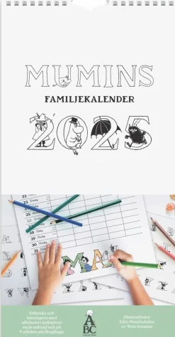 Familjekalender 2025 Mumin