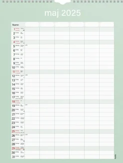 Familjekalender 2025 Praktisk