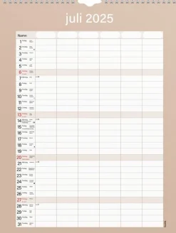 Familjekalender 2025 Praktisk