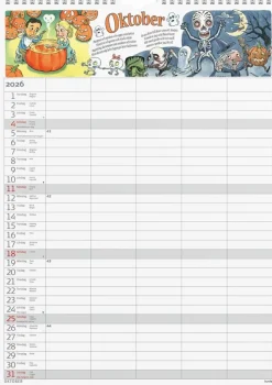 Familjekalender 2026 Stickers