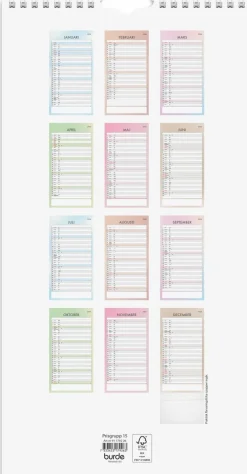 Familjekalender 2026 Tydlig