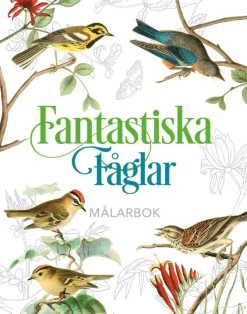 Fantastiska fåglar - målarbok