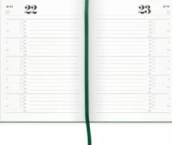 Femårsdagbok A5 grön