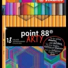 Fiberspetspenna Stabilo Point 88 Arty 18 färger