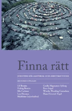 Finna rätt : juristens källmaterial och arbetsmetoder