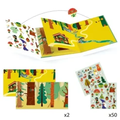 Flyttbara stickers - Förtrollad skog