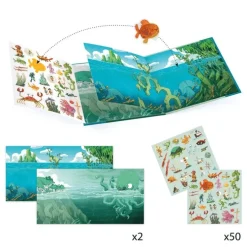 Flyttbara stickers - Äventyr till havs