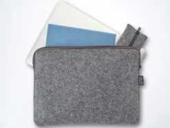 Fodral A4 återvunnen filt grå