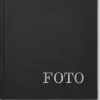 Fotoalbum 200 fickor FOTO svart