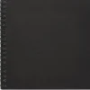 Fotoalbum 245x245mm spiral vita blad svart