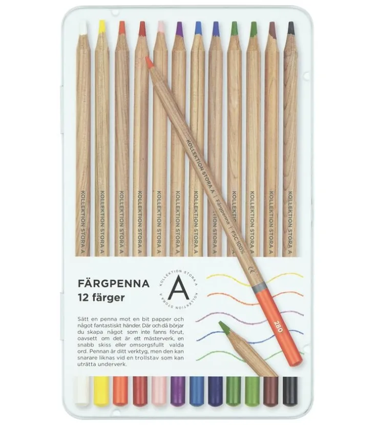 Färgpenna 12 färger