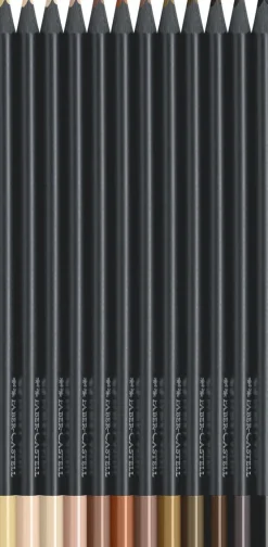 Färgpenna Black Edition hudton 12 färger