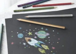 Färgpenna Faber-Castell Metallic 10 färger