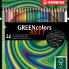 Färgpenna Stabilo Arty GREENcolors 24 färger