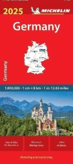 Germany 2025 - Michelin National Map 718