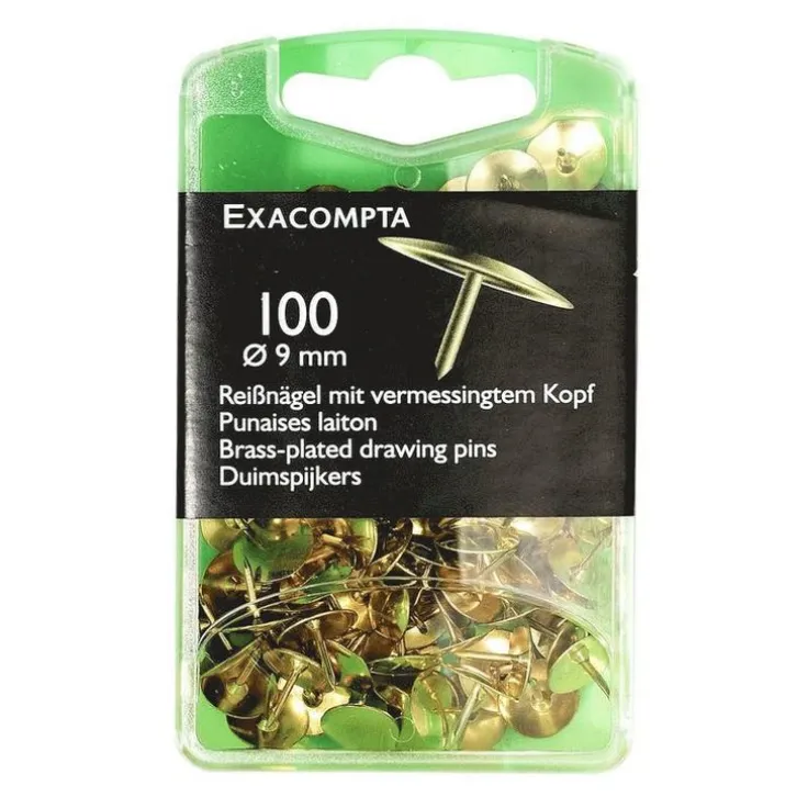 Häftstift mässing 100st