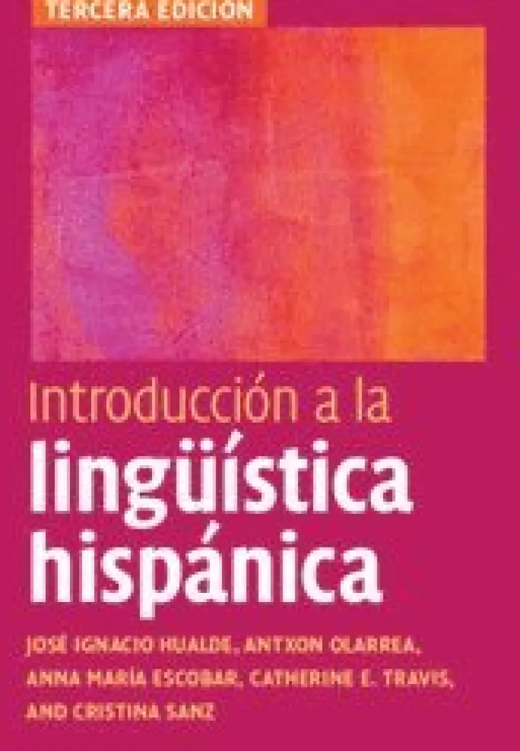 Introducción a la lingüística hispánica