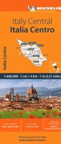 Italy Centre - Michelin Regional Map 563