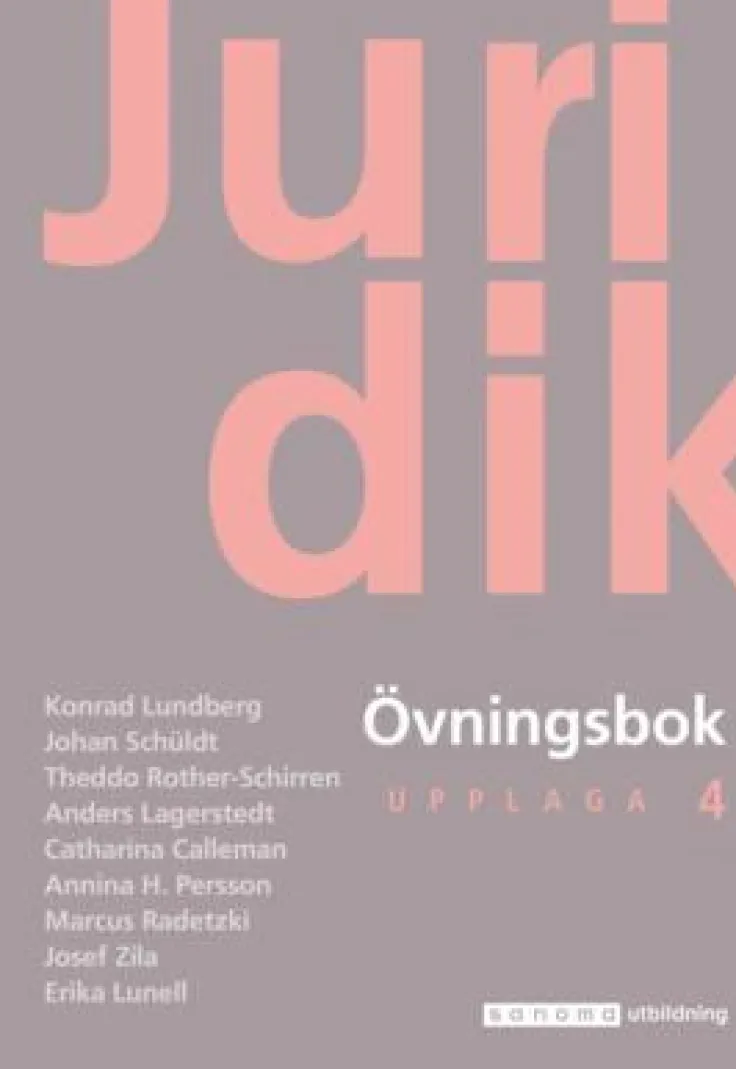 Juridik - Civilrätt, straffrätt, processrätt (Övn.bok) upp.4
