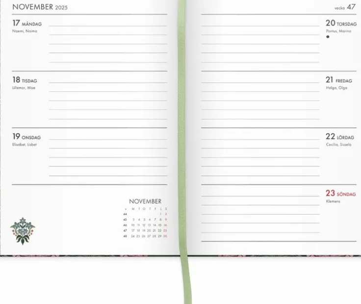 Kalender 2025 A6 Hanna Wendelbo