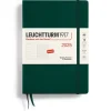 Kalender 2025 A5 Vecka/Sida notes Forest Green