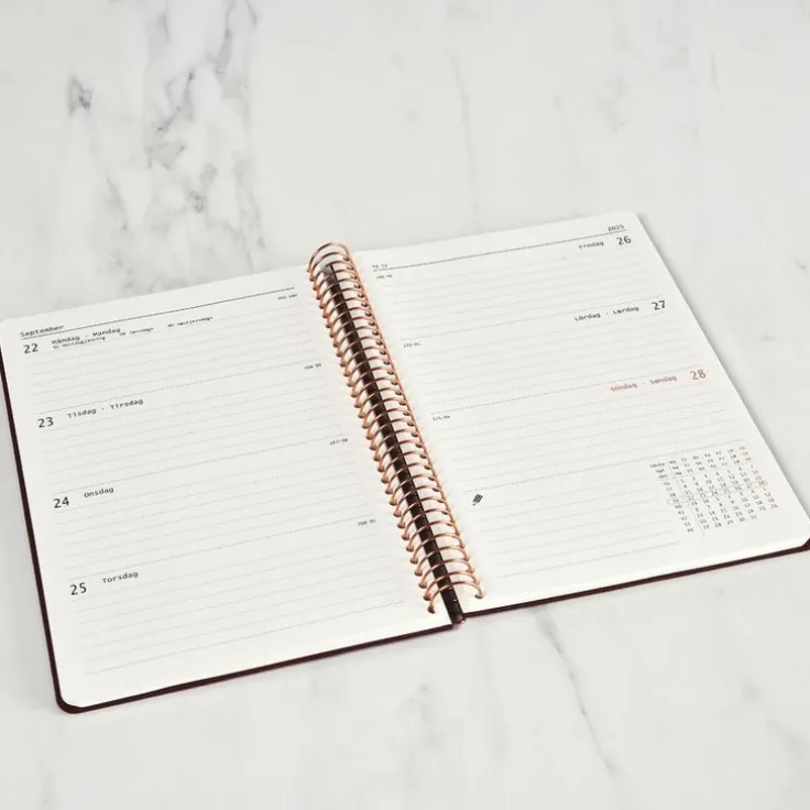 Kalender 2026 A5 Vecka/Uppslag Coffee