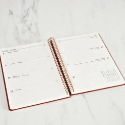 Kalender 2025 A5 vecka/uppslag orange