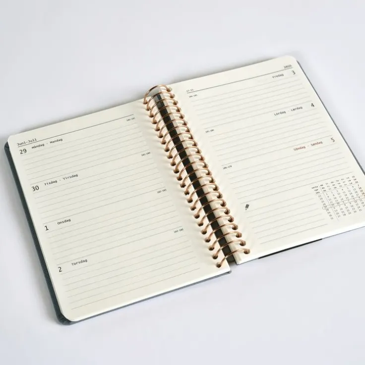 Kalender 2026 A5 Vecka/Uppslag Denim