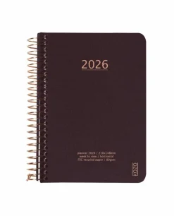 Kalender 2026 A6 Vecka/Uppslag Coffee