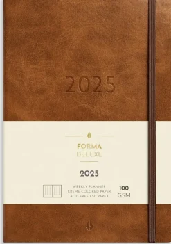Kalender 2025 Agency Forma Deluxe brun