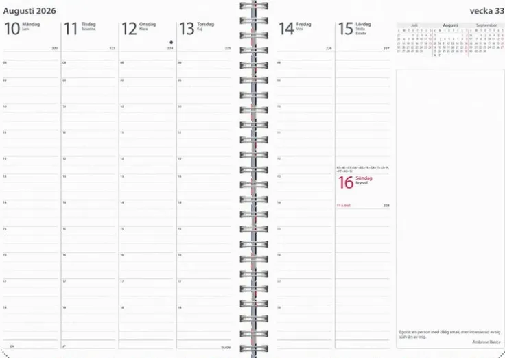 Kalender 2026 Business A5 modern