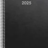 Kalender 2025 Business VIP svart konstläder