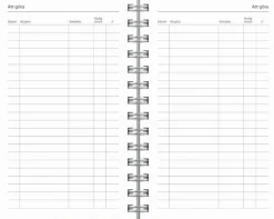 Kalender 2025-2026 Compact Textile grön