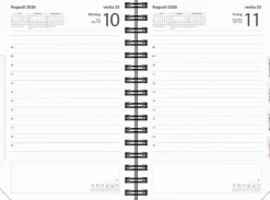 Kalender 2026 Dagbok svart PP-plast